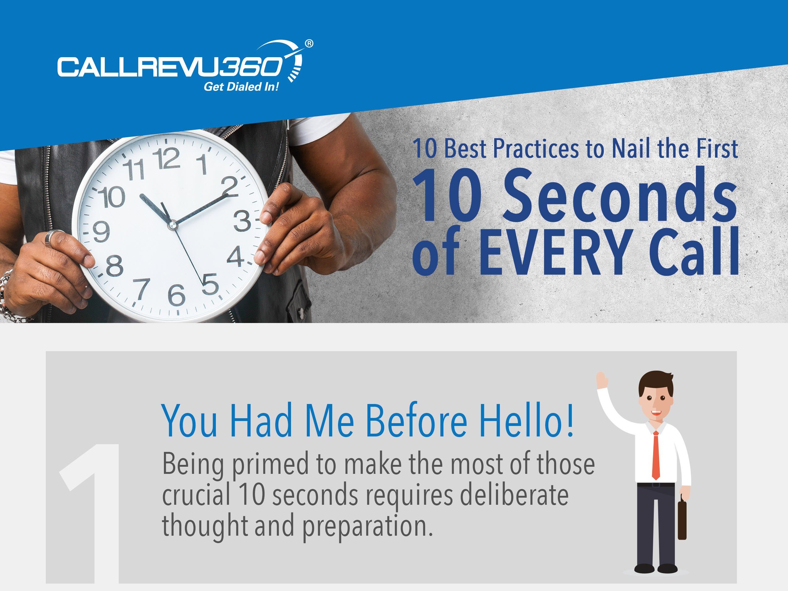 10 Best Practices to Nail the First 10 Seconds of Every Call