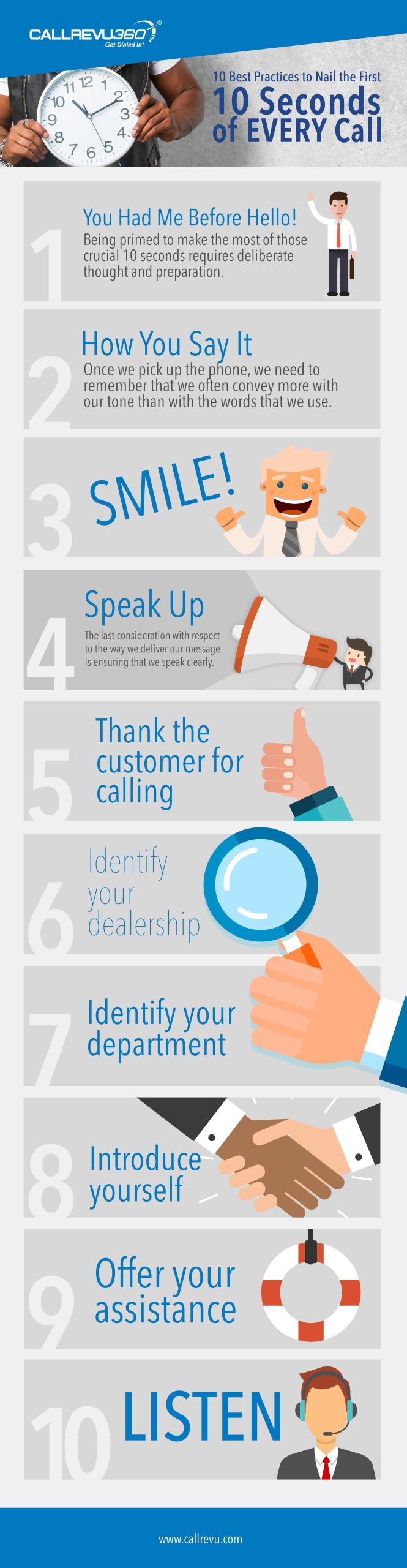 Infographic- Nail the First 10 Seconds of Every Call