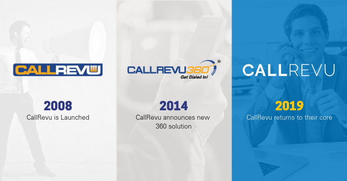 It was after several weeks of development that we arrived at our final design! We feel the logo stays true to our roots while still reflecting the evolution of CallRevu